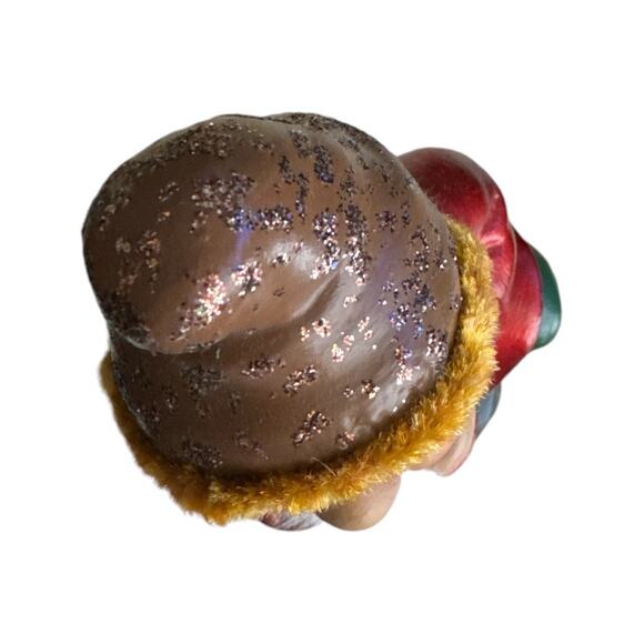 Take 1/2 off Rare Ino Schaller Limited Production Papier Mache Christmas Gnome - Picture 6 of 10